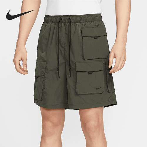Nike/耐克正品Tech男士梭织工装宽松经典系带复古短裤HJ0678-355