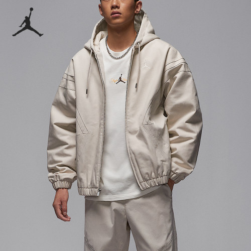 耐克男士梭织运动防风保暖棉服