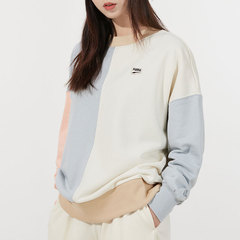 Puma/彪马官方正品女子撞色圆领休闲运动卫衣套头衫 533052-88