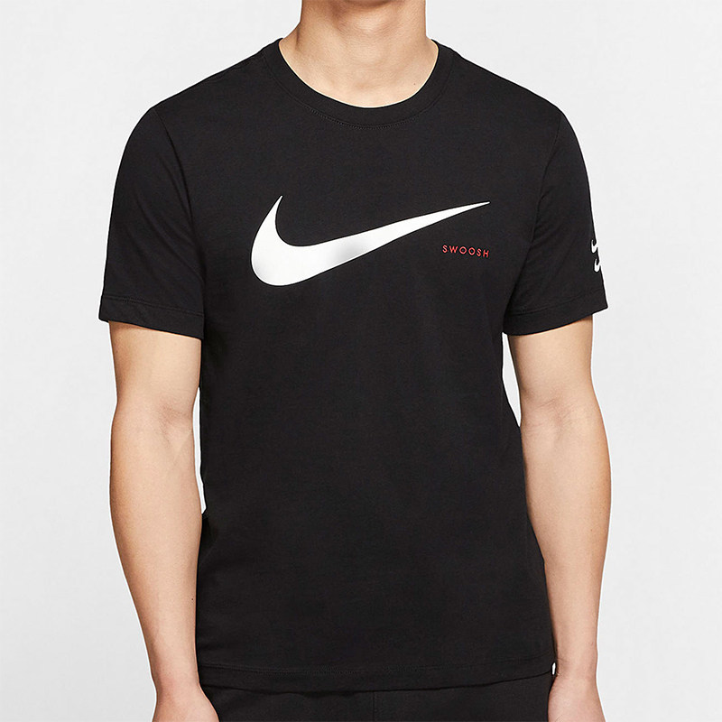 Nike/耐克正品新款男黑白色透气合身吸汗经典短袖T恤CK2252-010