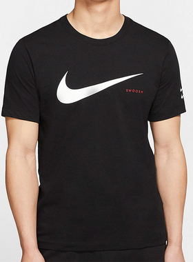 Nike/耐克正品新款男黑白色透气合身吸汗经典短袖T恤CK2252-010