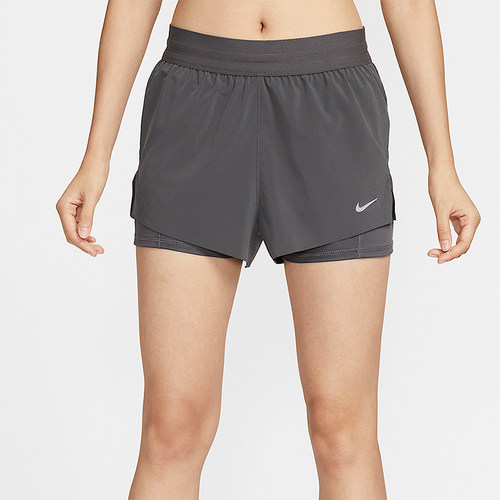 Nike/耐克正品夏季女士透气中腰二合一跑步运动短裤HJ5377-036