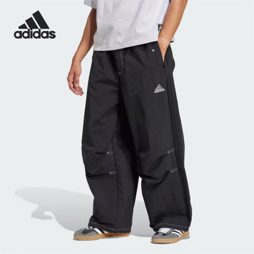 Adidas/阿迪达斯正品2025春季男士宽松敞口运动长裤JD5415