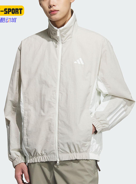 Adidas/阿迪达斯正品WOVEN JACKET男士经典梭织立领外套KC3921