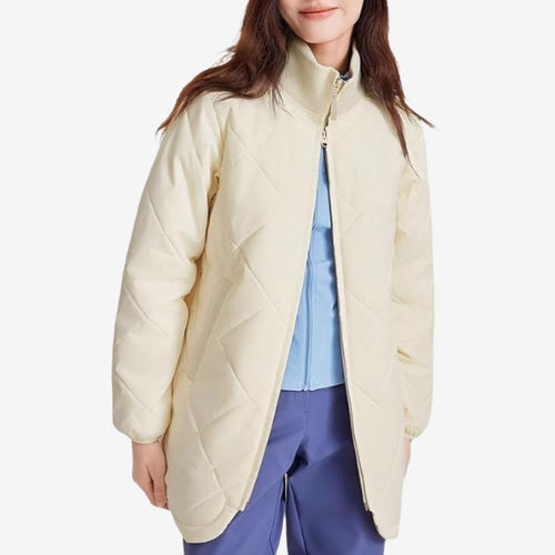 Skechers斯凯奇正品运动生活女防水拉链立领棉服P424W152-02EP