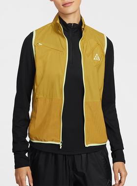 Nike/耐克正品2026春季款女士日常立领印花跑步马甲IO9771-322