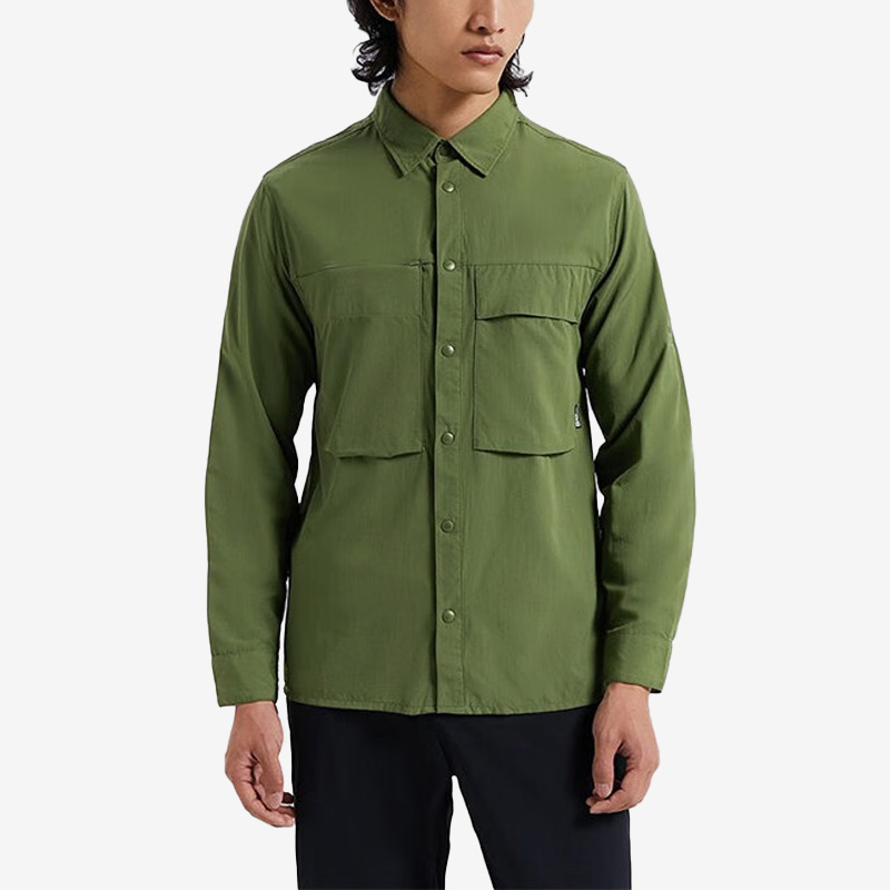 Jack wolfskin/狼爪官方正品新款男子户外防晒透气衬衫5030431