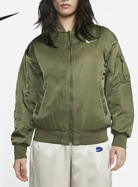 Nike/耐克官方正品当季新款女子休闲双面穿夹棉外套DV7877-222