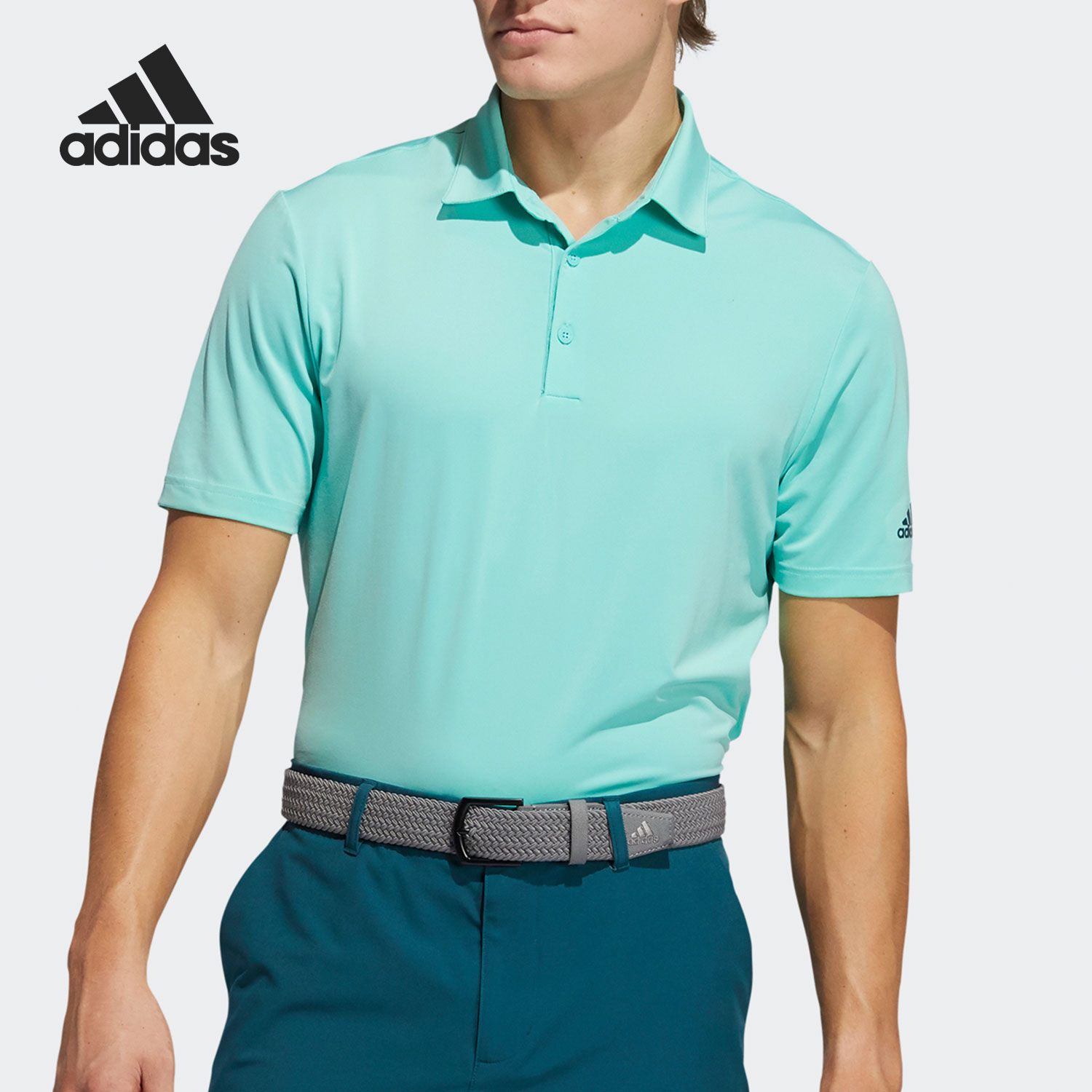 阿迪达斯男子高尔夫短袖POLO衫
