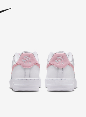 Nike/耐克正品Air Force 1 GS女子大童轻便板鞋CT3839-115