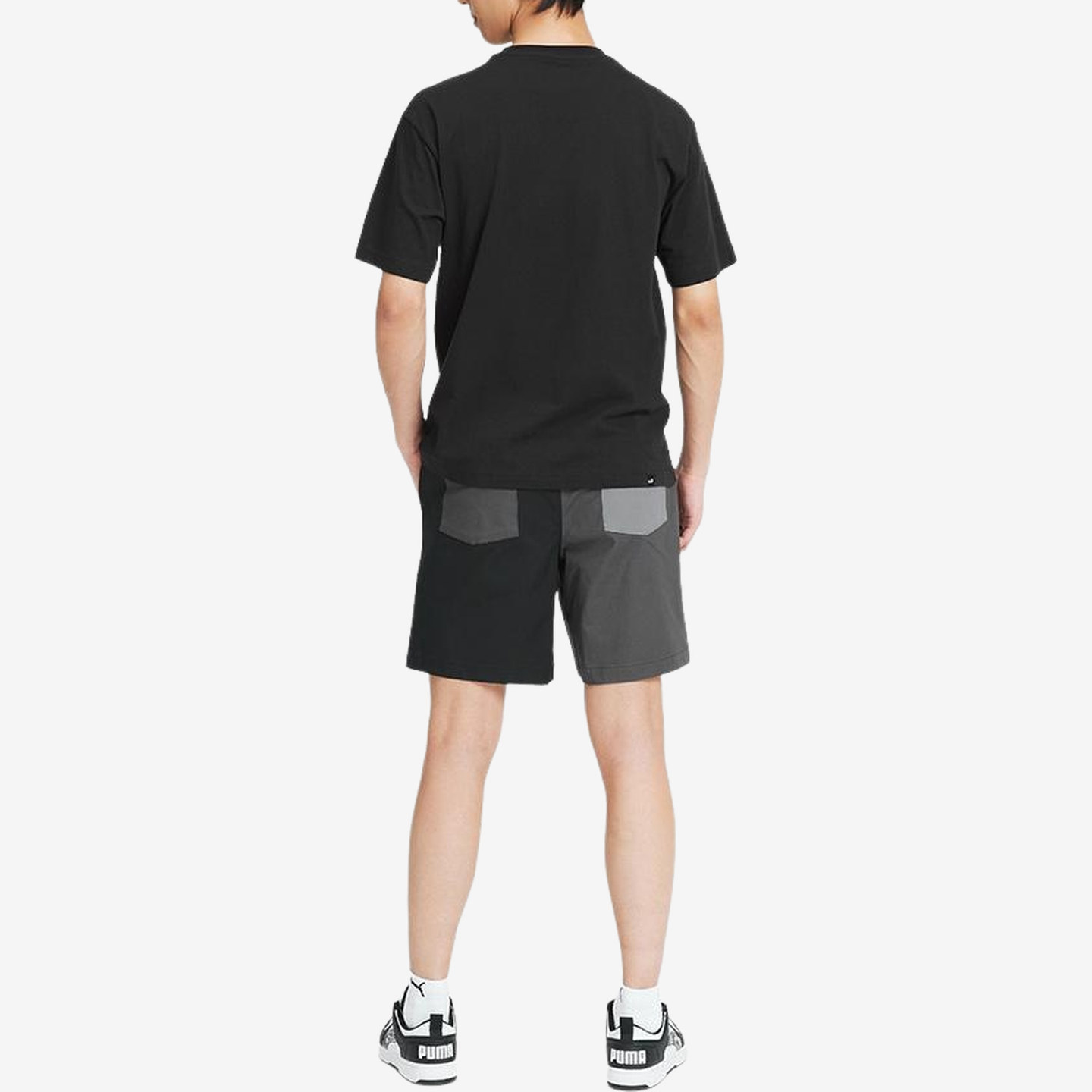 PUMA彪马正品男款品牌Logo经典休闲透气圆领短袖T恤678357-01