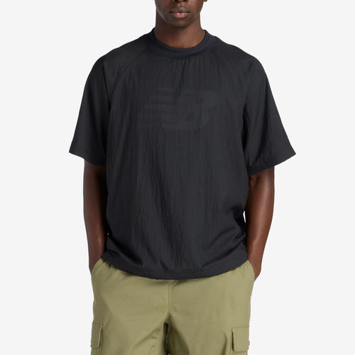 New Balance新百伦正品男透气圆领插肩袖短袖T恤MT6154U7-BK