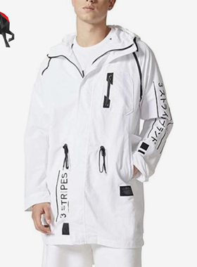 Adidas/阿迪达斯正品三叶草男士字母收腰长袖夹克外套CE5635