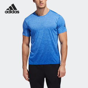 男子休閑運動訓練透氣短T恤 當季 EC1088 阿迪達斯正品 Adidas