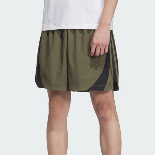 Adidas/阿迪达斯正品2025夏季款男女训练宽松梭织篮球短裤KE5909