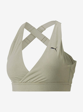 Puma/彪马正品女士休闲时尚简约领交叉后背运动T恤523625-90