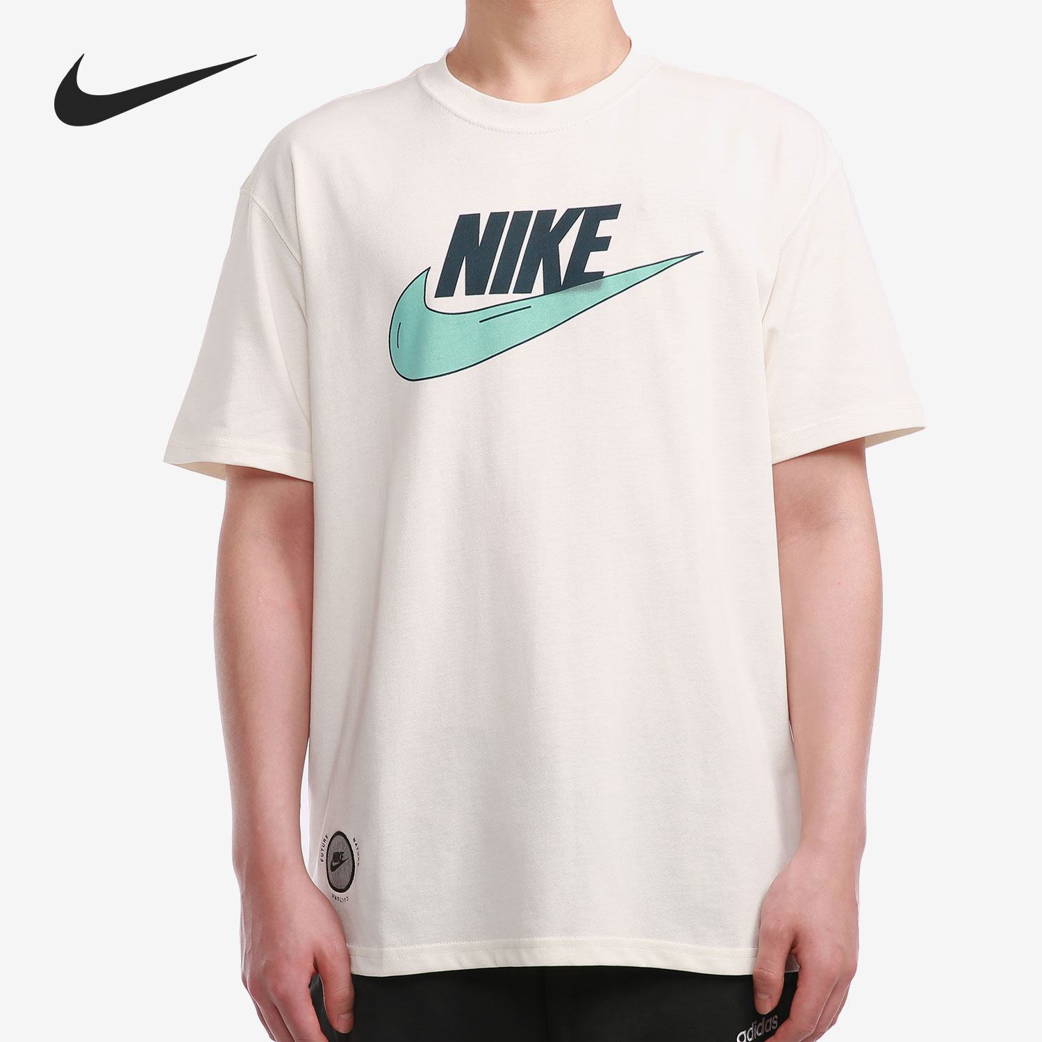 Nike/耐克官方正品男子印花圆领透气休闲运动短袖T恤 DJ1340-901,运动服/休闲服装,运动T恤,淘宝优惠券,粉丝福利购,淘宝优惠卷