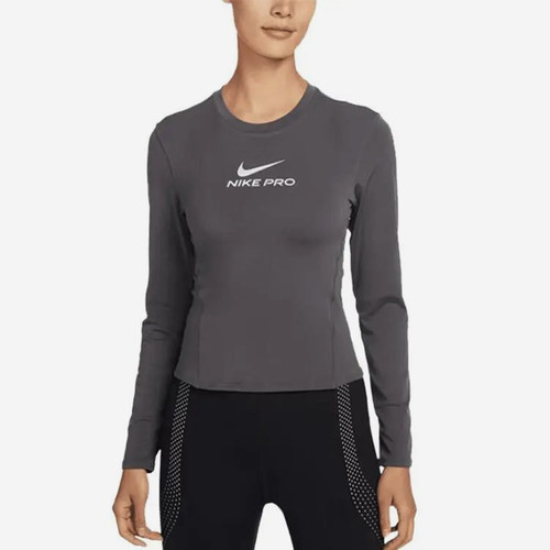 Nike/耐克正品NikePro长袖上衣新款女经典运动长袖T恤IQ0837-036