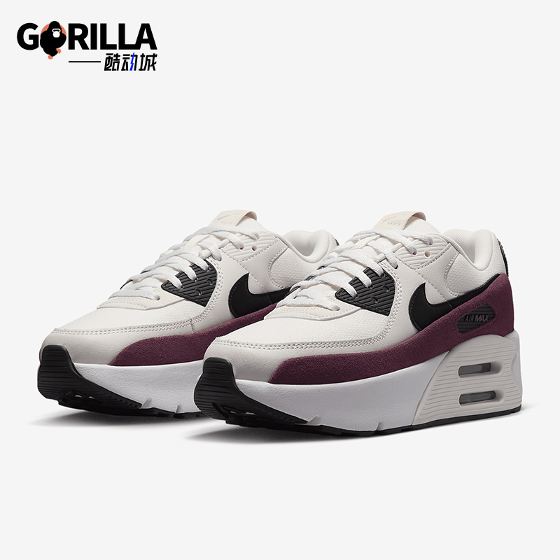 耐克女士气垫耐磨厚底运动鞋