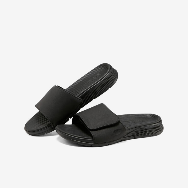 Skechers/斯凯奇正品Ultra Light夏季新款轻便男子拖鞋229033-BBK