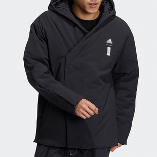 阿迪达斯正品 武极系列男子运动棉服 WUJI JKT HE7373 PAD Adidas