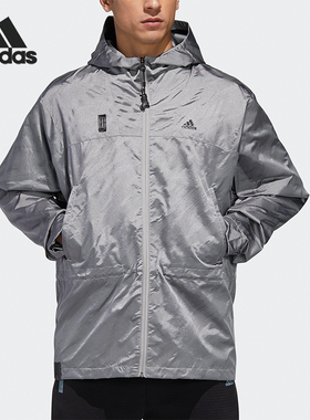 Adidas/阿迪达斯正品WJ JKT TIGER男士连帽梭织运动外套GF4038