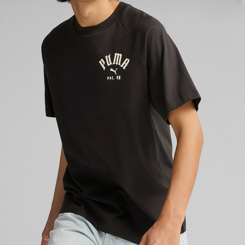 Puma/彪马官方正品当季新款男士圆领透气运动休闲短袖630324-01,运动服/休闲服装,运动T恤,淘宝优惠券,粉丝福利购,淘宝优惠卷