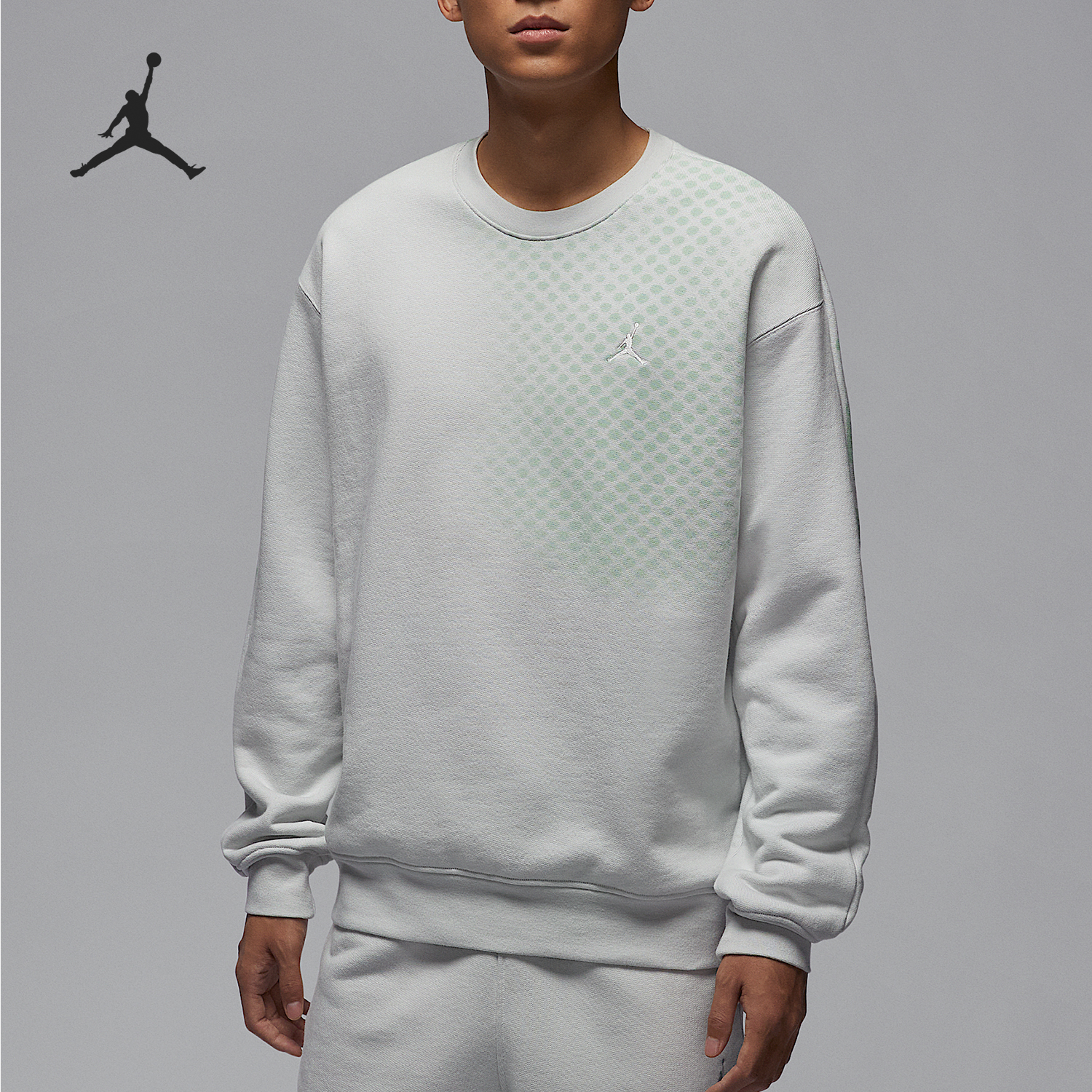 Nike/耐克官方正品JORDAN男士印花宽松休闲时尚卫衣HQ8826-025