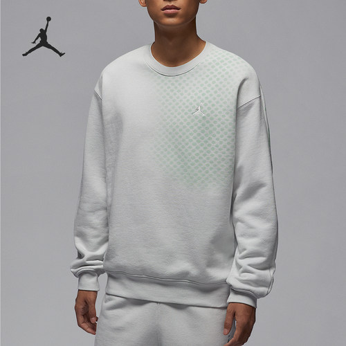 耐克男士圆领宽松运动保暖卫衣