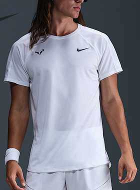 Nike/耐克正品Dri-FIT男士网球透气训练运动短袖DV2887-101