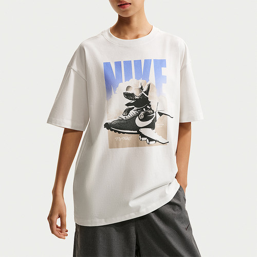 Nike/耐克正品2026夏女士透气轻薄经典休闲运动短袖T恤IR7588-121