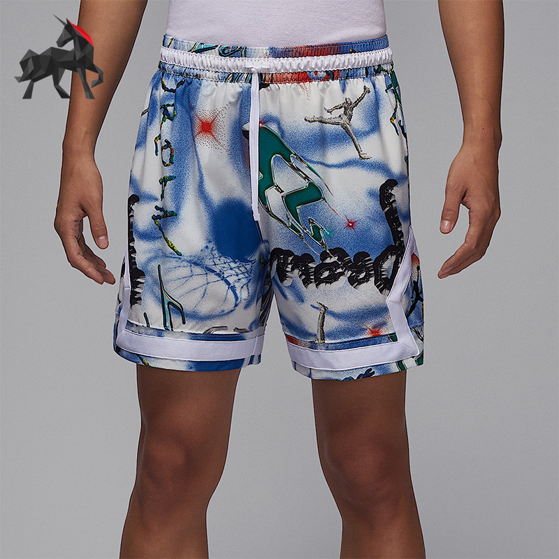 Nike/耐克正品JORDAN男士梭织轻盈运动经典透气短裤HF9942-100