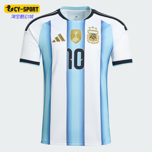 Adidas/阿迪达斯正品阿根廷男士针织修身圆领足球运动T恤KA8117