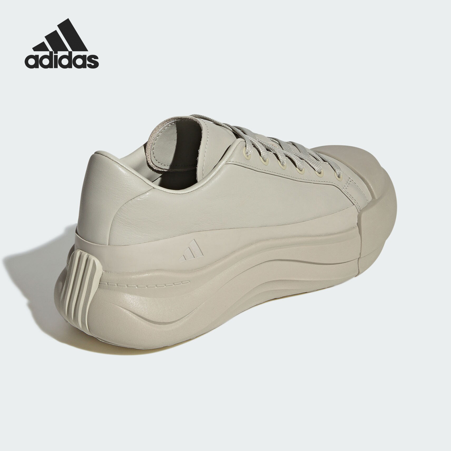 阿迪达斯男女低帮厚底休闲运动鞋