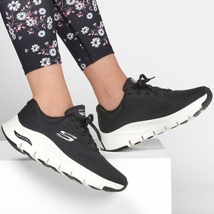 透气系带休闲运动鞋 Skechers正品 女子复古舒适跑步鞋 新款 2020夏季