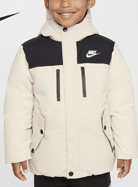 Nike/耐克正品新款小童户外保暖连帽羽绒夹克外套HQ7310-126