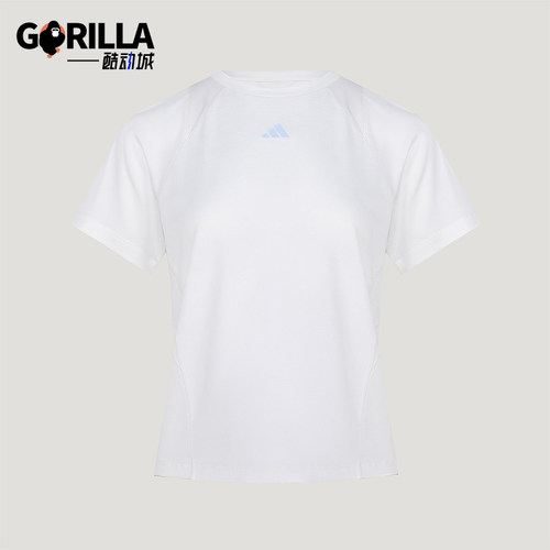 Adidas/阿迪达斯正品COLSENSETE新款女白色运动经典短袖T恤IA6099
