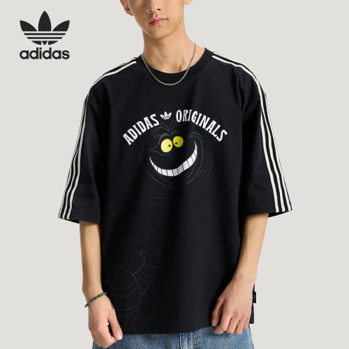 Adidas/阿迪达斯正品三叶草男女圆领舒适运动短袖T恤KX5312