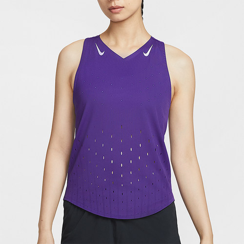 Nike/耐克正品Dri-FIT女士训练透气运动网眼跑步背心FN2505-547