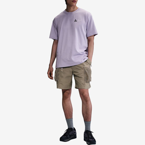 Nike耐克正品ACG男宽松吸汗速干圆领植物花卉短袖T恤HJ0800-515