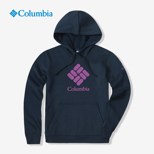 Columbia哥伦比亚正品女子户外21秋冬新品休闲透气连帽卫衣AR9594