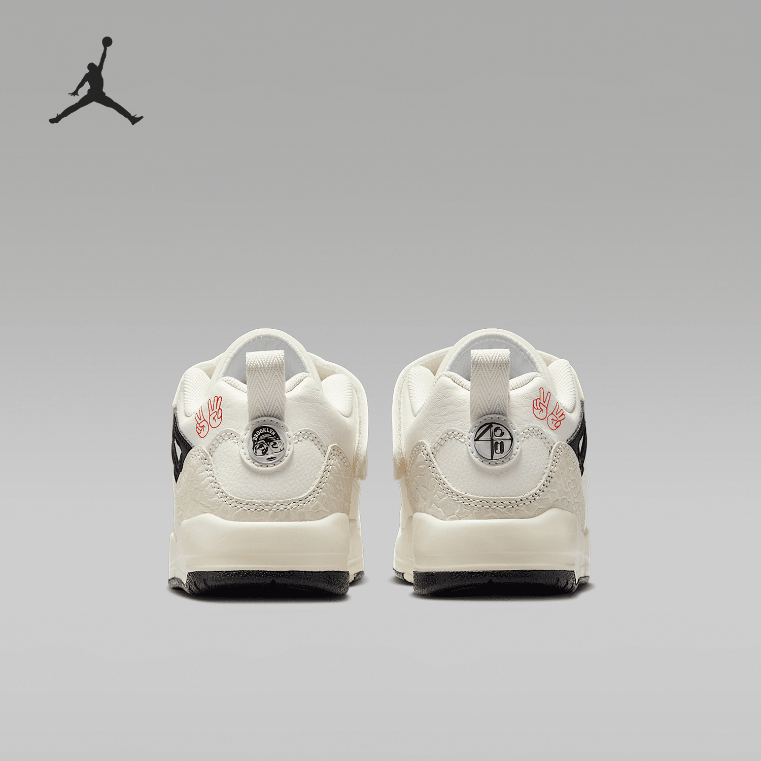 Nike/耐克正品JORDAN小童耐磨篮球魔术贴运动鞋HQ1671-183