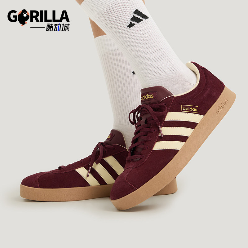 Adidas/阿迪达斯正品2026春季款男女日常休闲耐磨低帮板鞋KH5555,运动鞋new,板鞋,淘宝优惠券,粉丝福利购,淘宝优惠卷