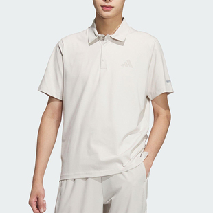 侧开衩经典 款 男士 JL6047 宽松POLO衫 阿迪达斯正品 Adidas 2025夏季