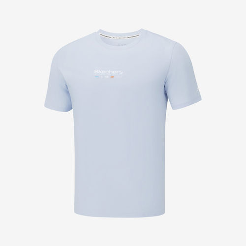 Skechers斯凯奇正品男短袖透气圆领套头运动T恤P226M222-026P