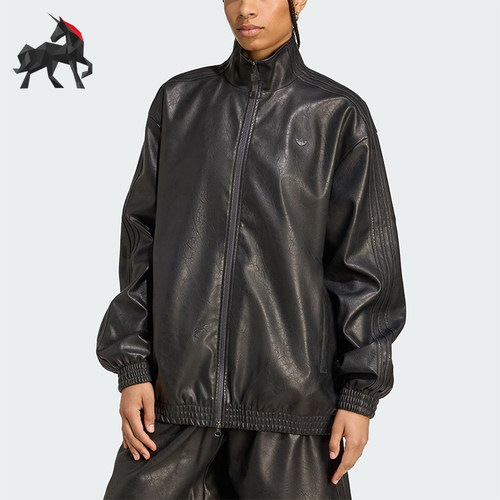Adidas/阿迪达斯正品三叶草女士日常运动休闲立领耐穿外套JW7326