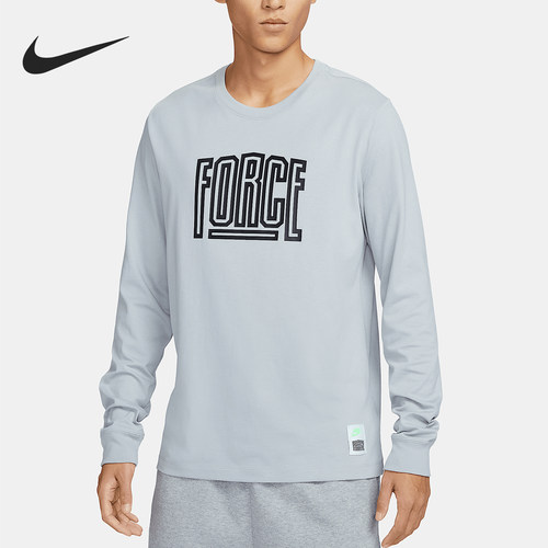Nike/耐克正品2025男士透气印花宽松休闲运动长袖T恤FN0802-077