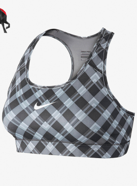 Nike/耐克正品NikePro新款女灰黑色健身经典运动内衣575632-016