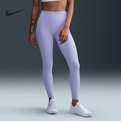 Nike/耐克正品2025秋季款女士健身高腰透气紧身长裤HJ9196-533