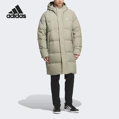 Adidas/阿迪达斯正品V MID L DOWN JK男女连帽运动羽绒服KQ5518